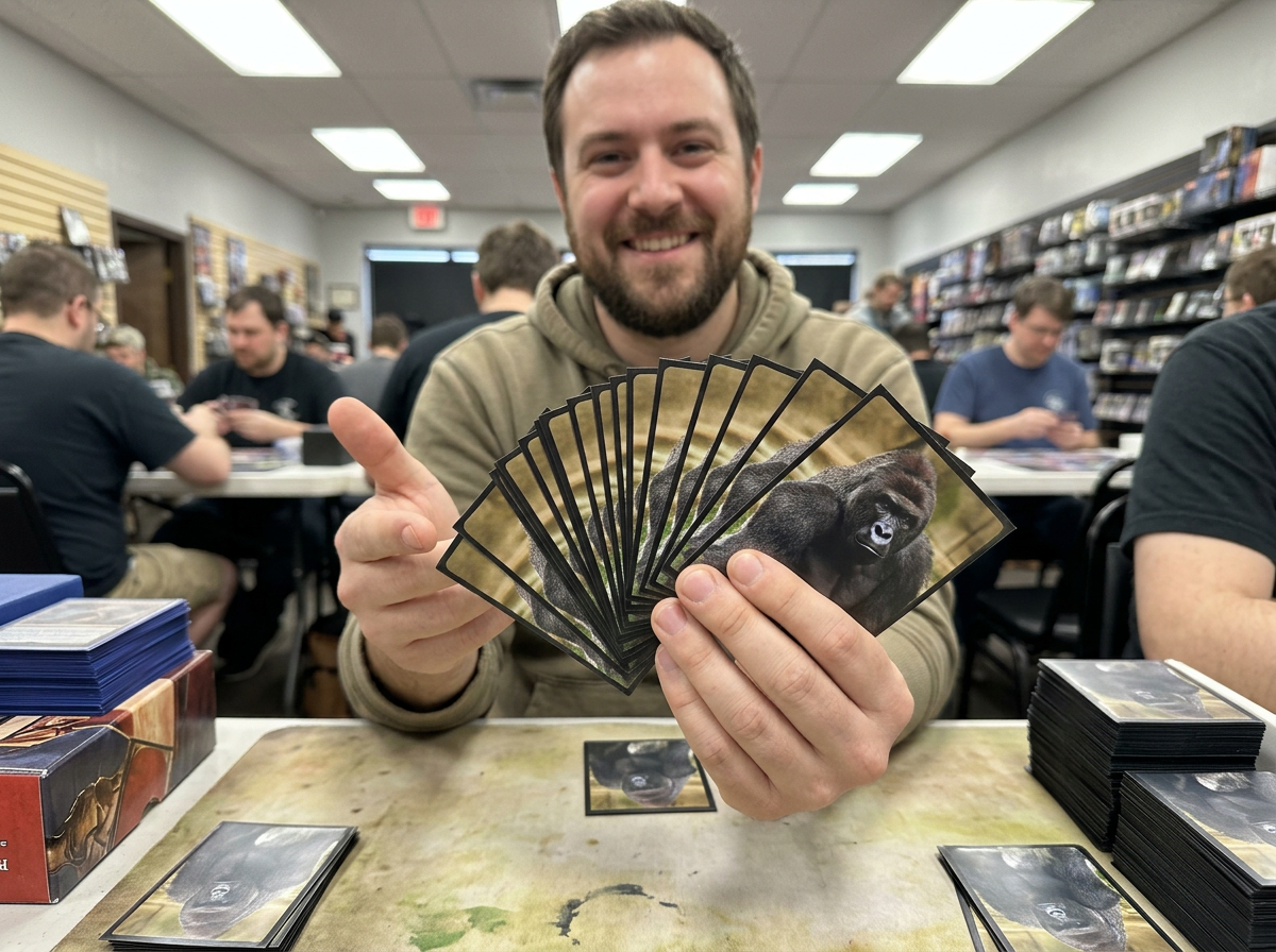 Green Mountain TCG custom TCG playmats, sleeves, deck boxes and slab cards